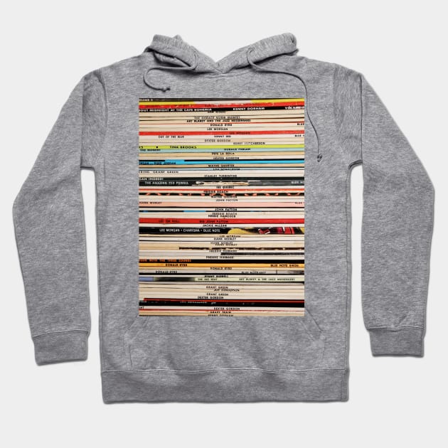 Blue Note Vinyl Records 2 Hoodie by iheartrecords